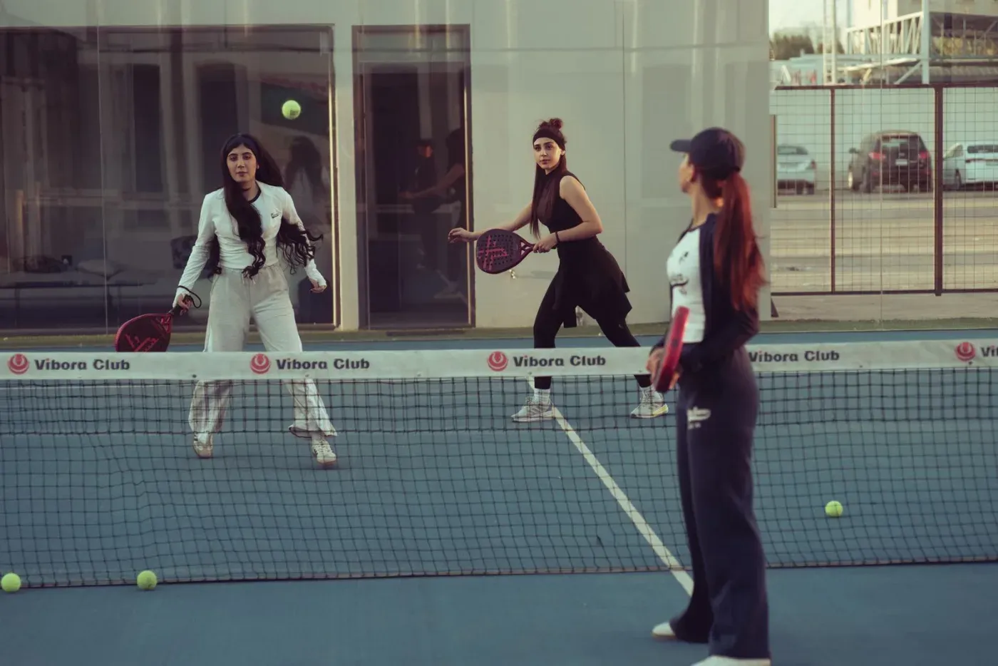 Padel has grown sevenfold in four years, and it still takes four people to play
